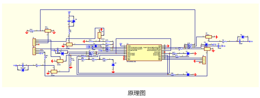 mtouch觸摸開(kāi)關(guān)解決方案原理圖