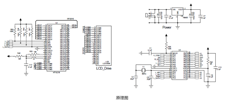 單片機(jī)開發(fā)英銳恩LCD驅(qū)動(dòng)IC芯片方案